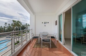 Classic-Apartment, 2 Schlafzimmer, Balkon, Strandblick | Blick vom Balkon