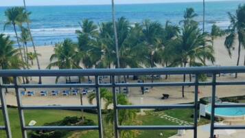 Classic Apartment, 2 Bedrooms, Balcony, Beach View | Balcony view