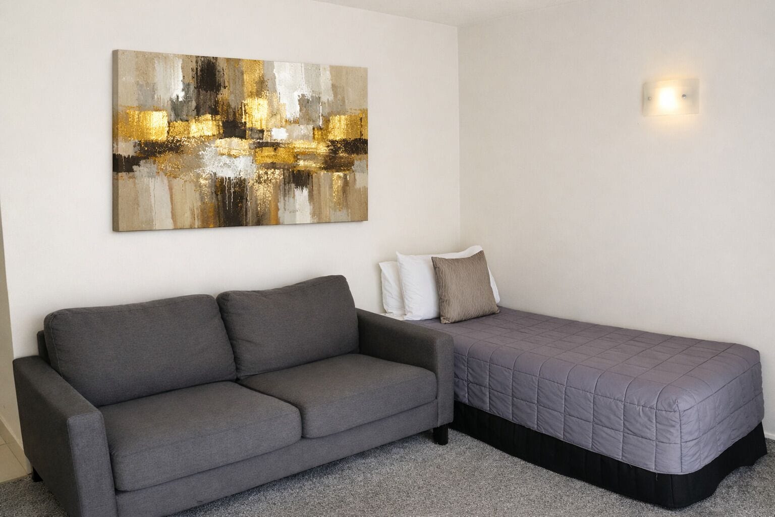 Apartment, 1 Bedroom | Living area | 45-inch Smart TV with digital channels