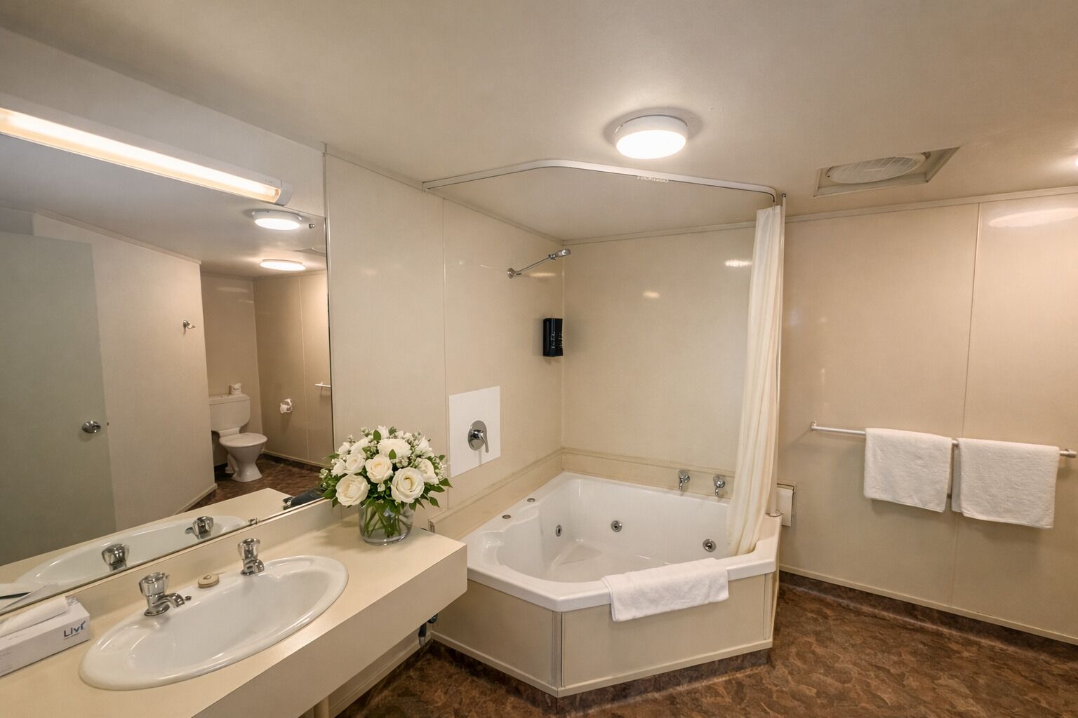 Studio Premium | Salle de bain | Sèche-cheveux, serviettes fournies, savon, shampoing