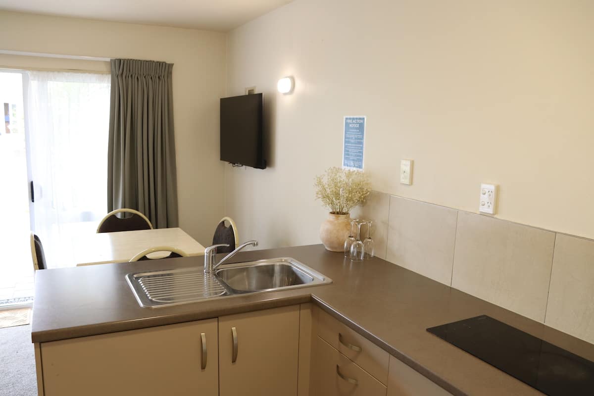 Appartamento Standard, 1 letto king con divano letto, doccia a filo pavimento | Cucina privata | Mini-frigorifero, microonde, tostapane