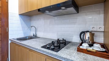 Apartemen | Dapur kecil pribadi | Ketel listrik