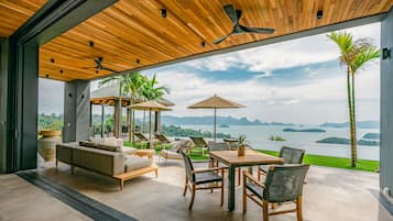 Uitzicht vanuit accommodatie