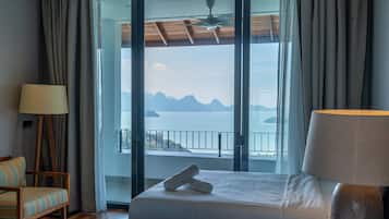 5 kamar tidur, seprai premium, bantalan ekstra lembut, dan brankas