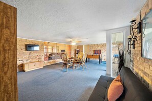 TV, video games, offices