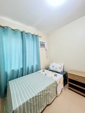 2 室のベッドルーム、WiFi、ベッドシーツ