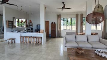 Luxury Villa, Sea View | Living area