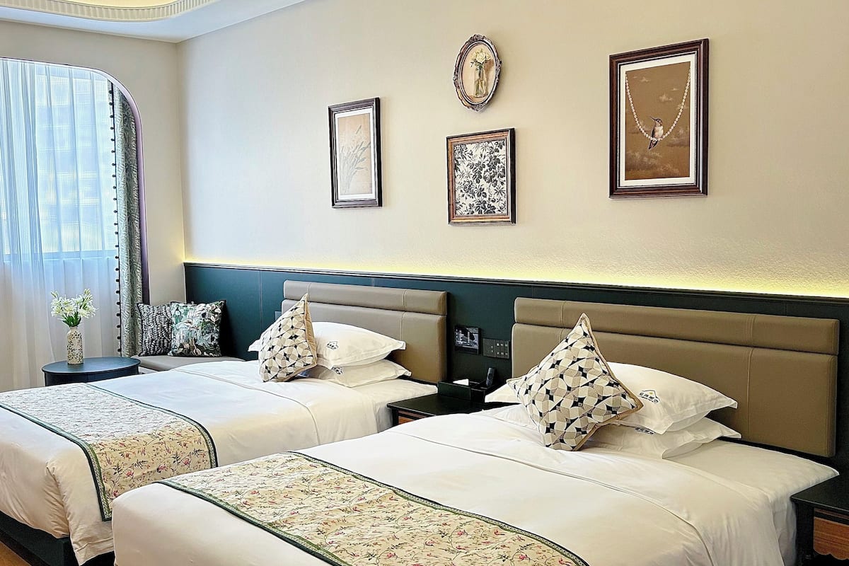 Grand Suite, Multiple Beds, Balcony, City View | 2 bedrooms, premium bedding, down comforters, memory foam beds