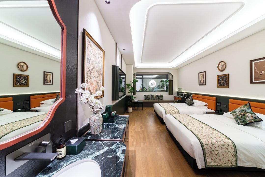 Chambre Classique avec lits jumeaux, 2 grands lits