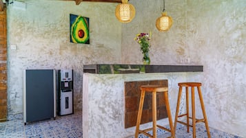 Villa, 1 Bedroom, Private Pool | Private kitchen | Fridge, microwave, stovetop, cookware/dishes/utensils