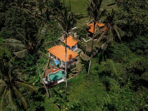 Aerial view - Villa Kuma Ubud (Tegallalang)