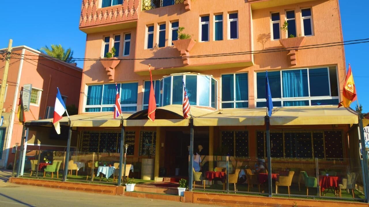 Overnatningsstedets facade