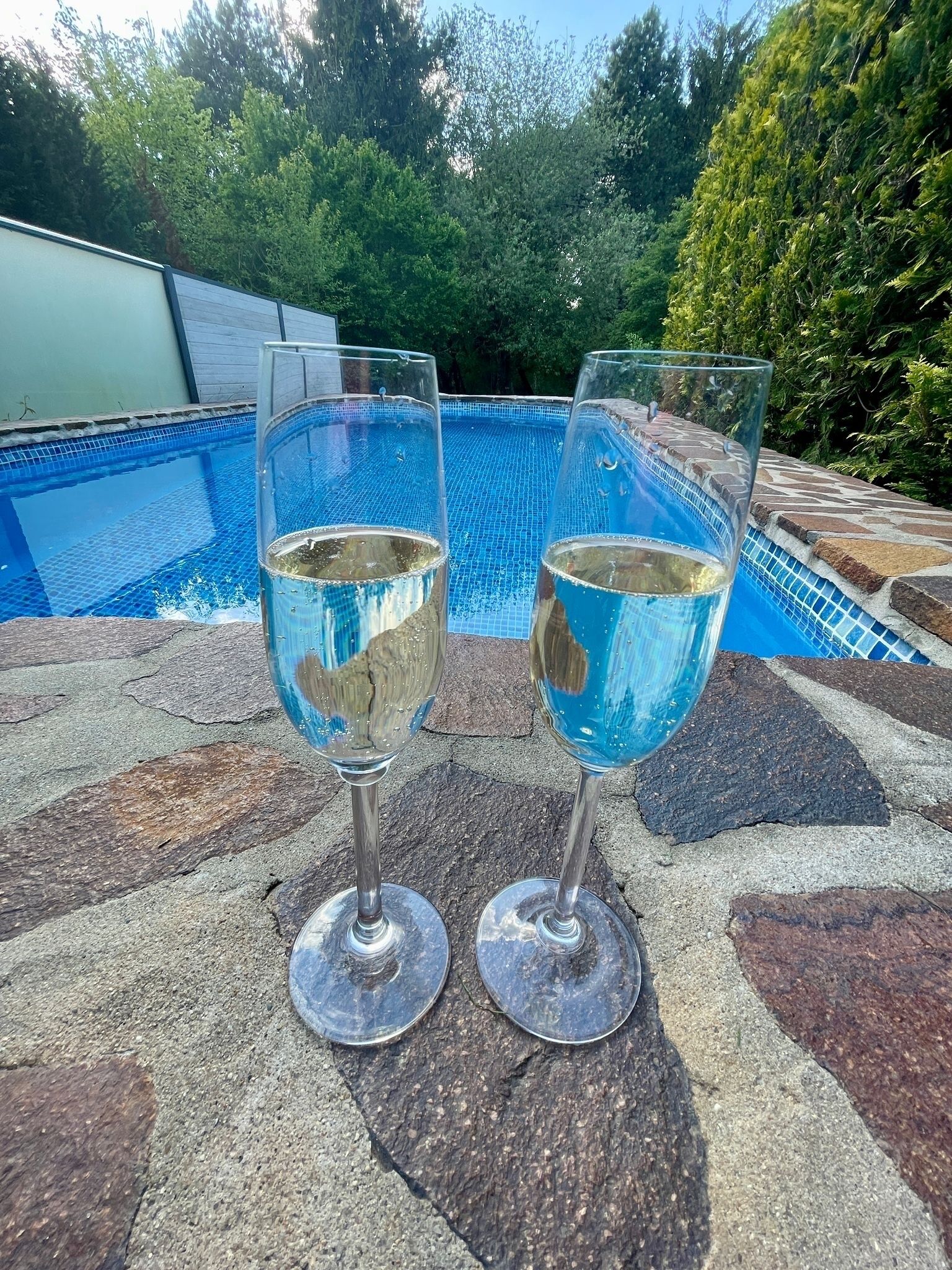 Alberca al aire libre 