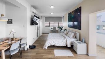 1 Schlafzimmer, Schreibtisch, Reisekinderbett, kostenloses WLAN