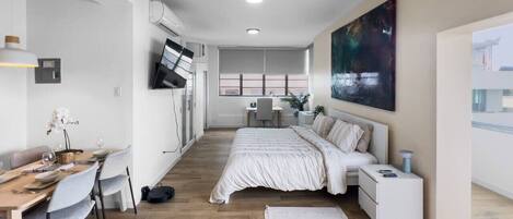 1 chambre, bureau, lit parapluie, Wi-Fi gratuit