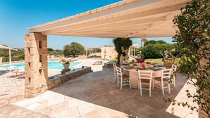 Outdoor dining - Pet-Friendly Holidays in Puglia (Ostuni)