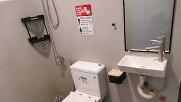 Ducha, cabezal de ducha tipo lluvia, pantuflas, bidet
