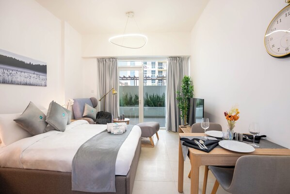 Leilighet – comfort | 1 soverom, safe på rommet, strykejern/-brett og wi-fi (inkludert)