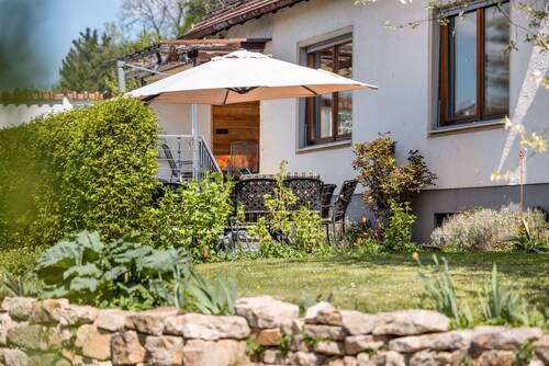 Ferienhaus 'Haus An Der Lauchert' mit privater Terrasse & Garten