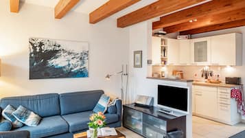 TV, fireplace, DVD player, stereo