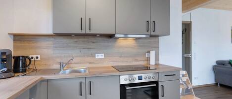 Kühlschrank, Ofen, Herdplatte, Geschirrspüler