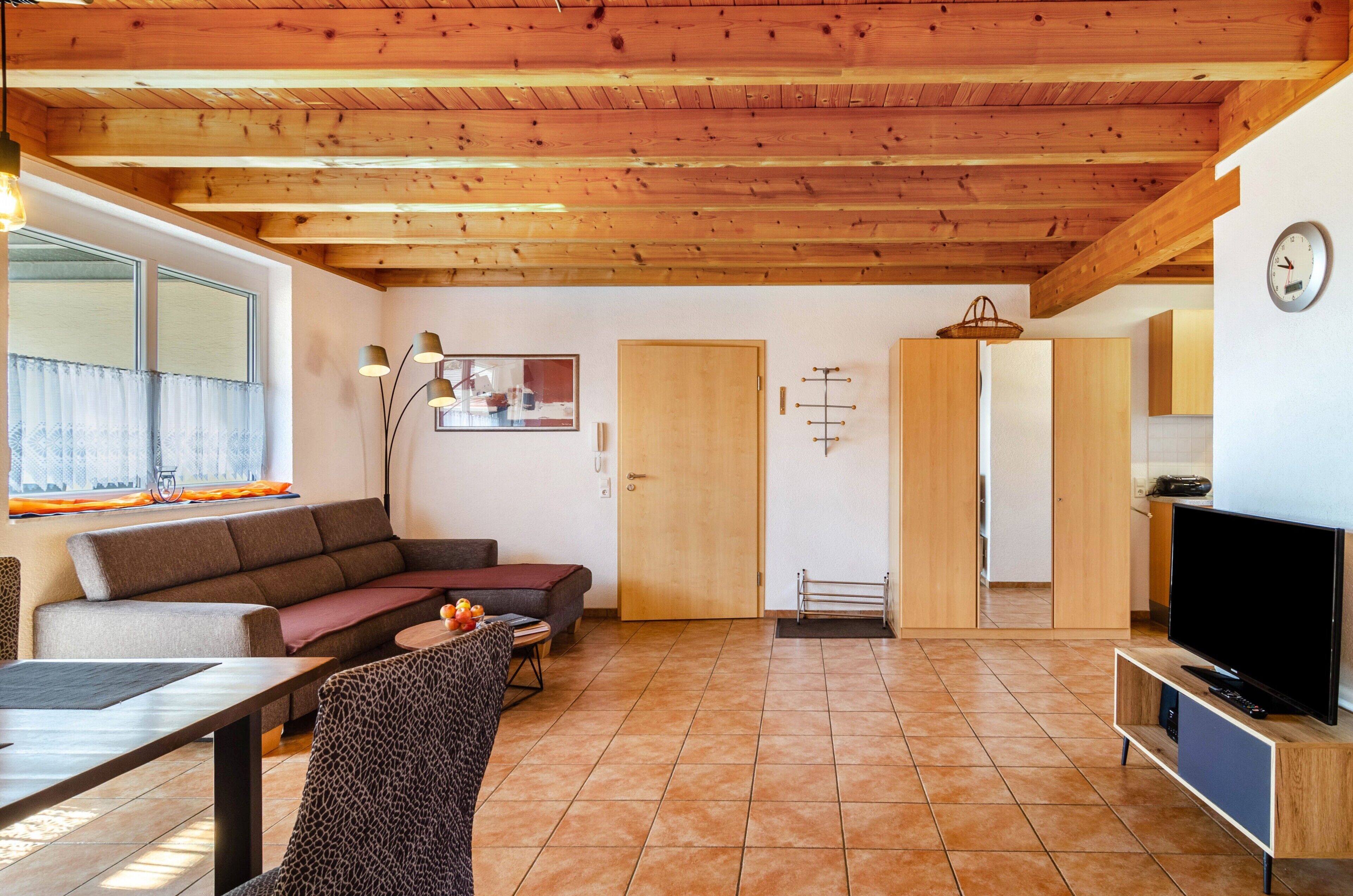 Télévision, lecteur de DVD, table de tennis de table, chaîne hi-fi