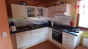 Kühlschrank, Ofen, Herdplatte, Geschirrspüler