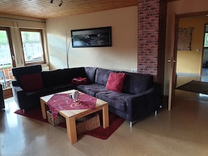 TV, stereo - Apartment 'Natur Pur Mit Weitblick' with Mountain View, Balcony and Wi-Fi (Glatten)