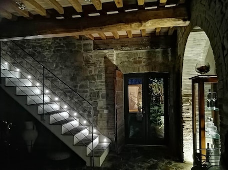 Interior. Renovated Tuscan-style country house