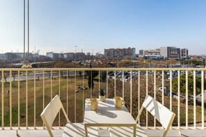 Blick von der Unterkunft