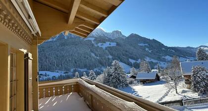 Apartment in Gstaad With Stunning Mountain Views
