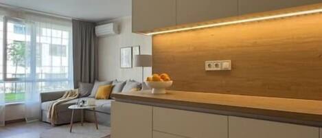 Appartement, 1 chambre, vue jardin | Intérieur