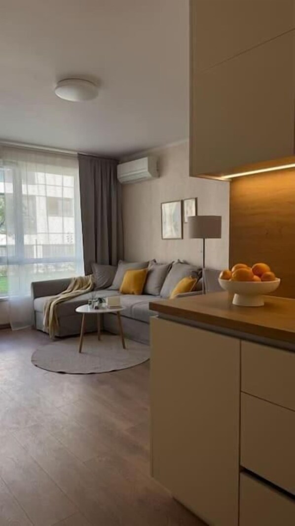 Appartement, 1 chambre, vue sur le jardin | Salle de séjour