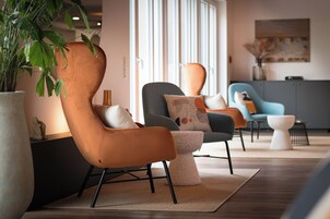 Sala de estar en el lobby