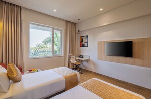 ห้องพรีเมียมทวิน | มินิบาร์, เตารีด/โต๊ะรีดผ้า, Wi-Fi ฟรี, ผ้าปูที่นอน