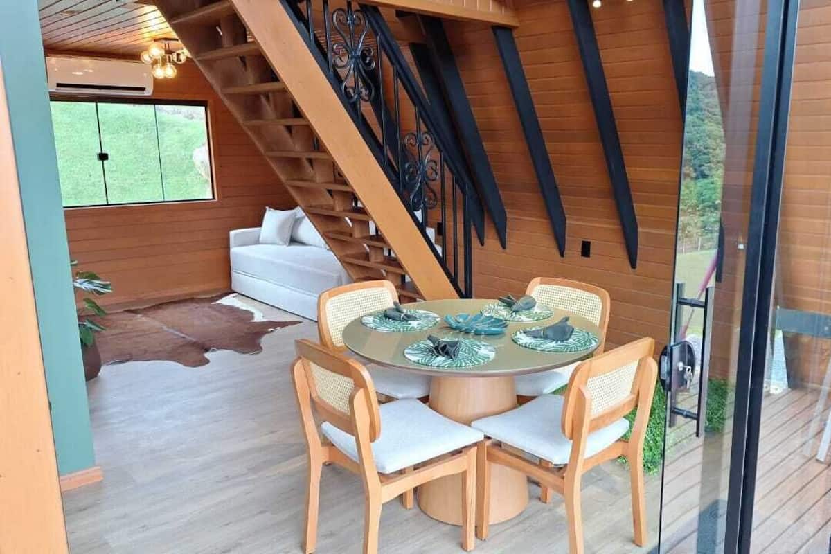 Superior Chalet, 1 Katil Kelamin (Double) dengan Katil Sofa, Haiwan Kesayangan Dibenarkan | Dapur peribadi | Ketuhar gelombang mikro, dapur, ketuhar pembakar roti