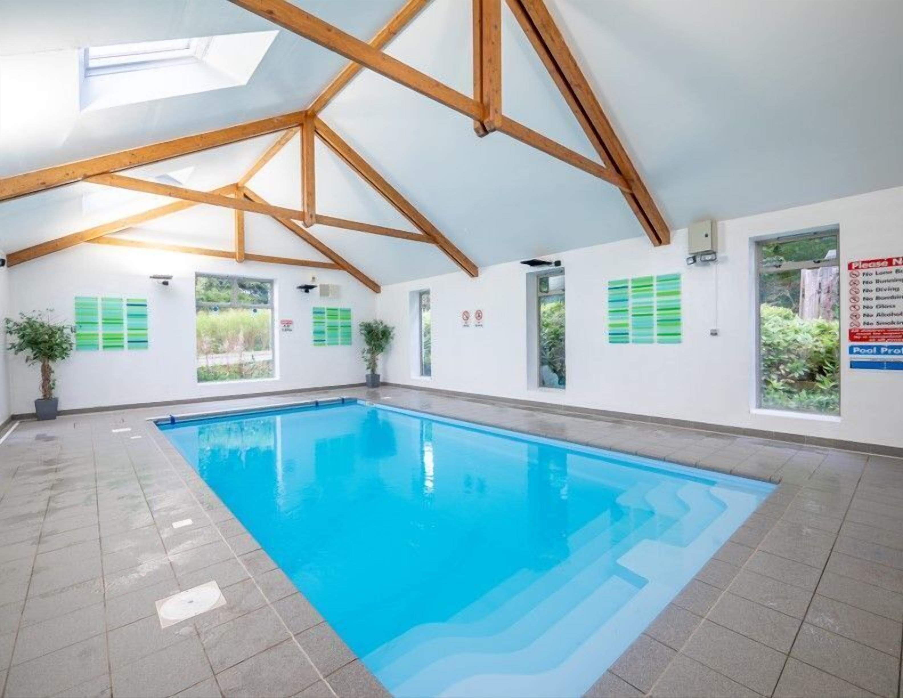 Una piscina riscaldata