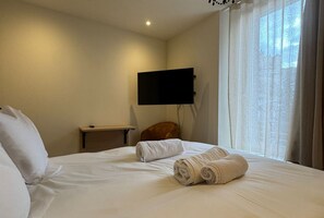 1 soverom, strykejern/-brett, wi-fi og sengetøy