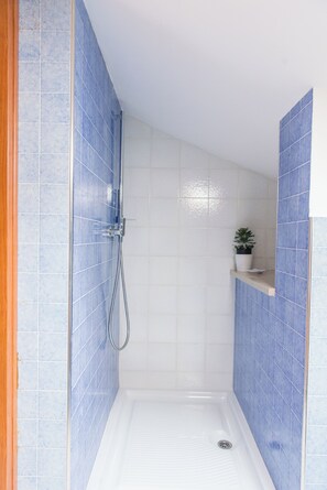 Dusche, Whirlpool, Haartrockner, Bidet