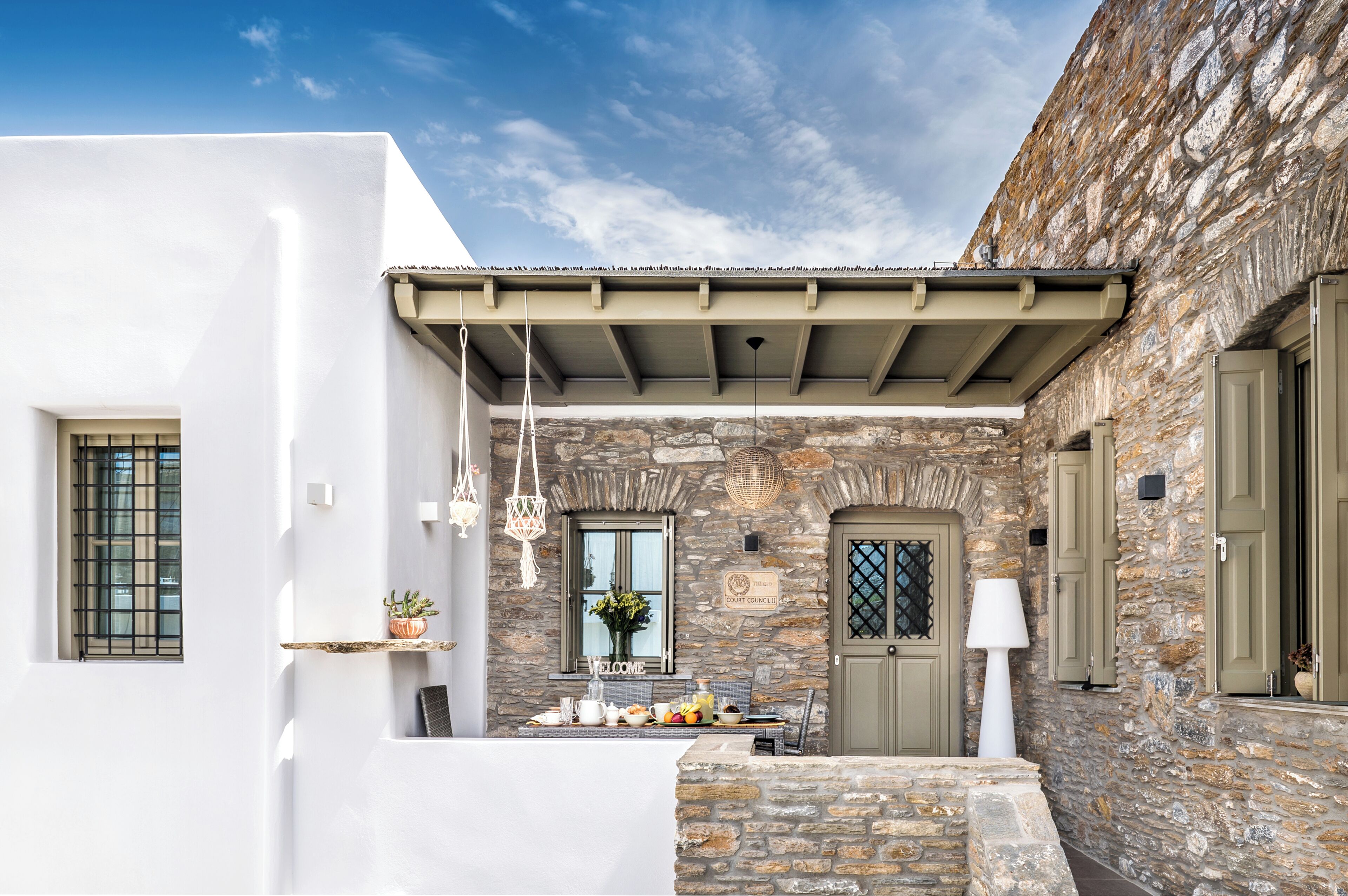 Fachada de la propiedad