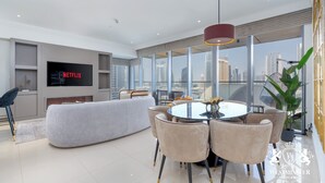 2-Bedroom Apartment with Panoramic Burj Khalifa and Fountain View | In-room dining - Westminster Boulevard Point (Dubai)
