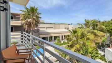 Basic Apartment, 1 Queen Bed with Sofa bed, Balcony, Beachfront | Balcony