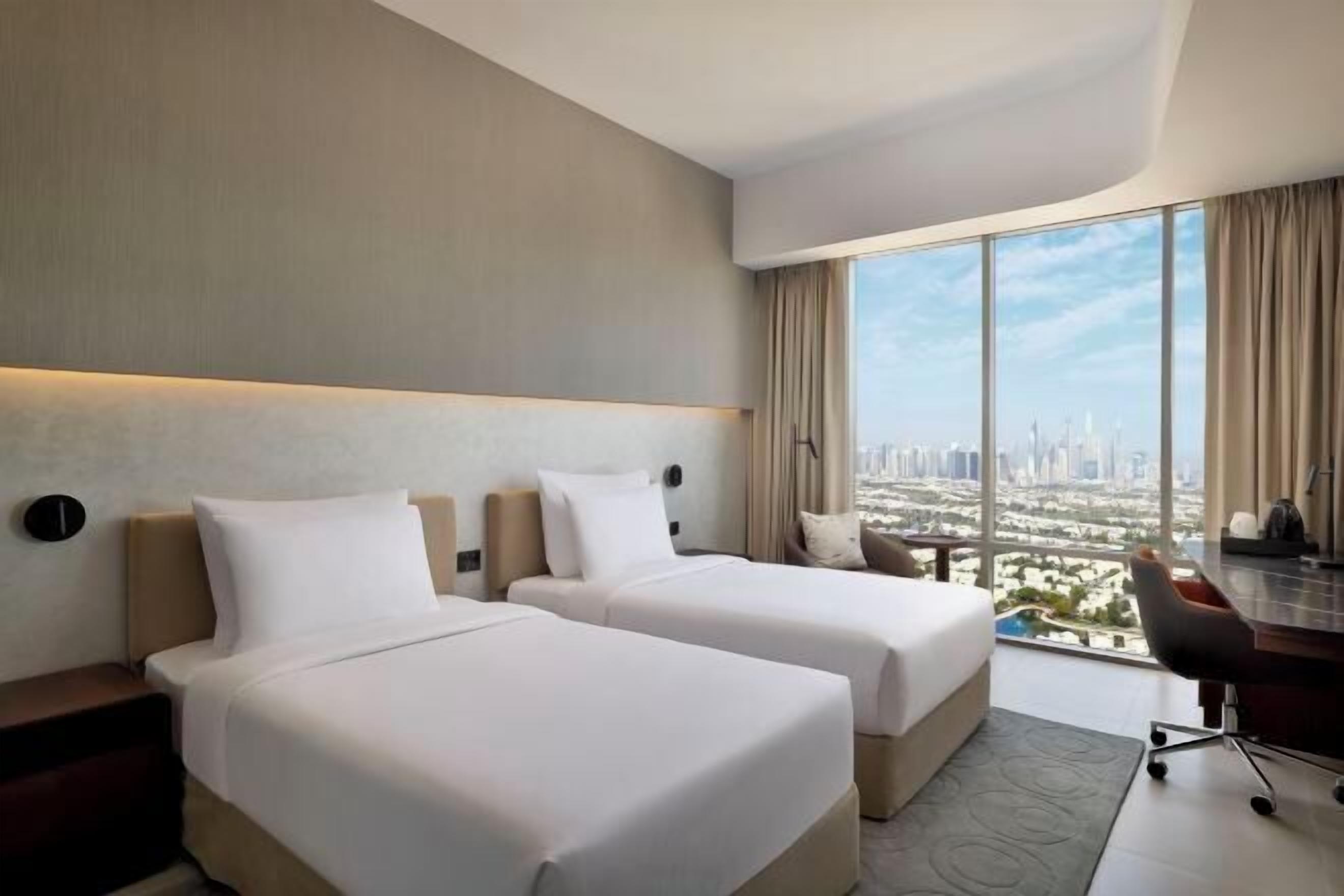 In-room safe, desk, laptop workspace, blackout drapes