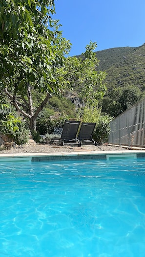 Pool - Beautifully restored wine grower’s house with pool in stunning riverside village (Roquebrun)