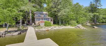 Dock, Beach, Views: Rustic Green Lake Cottage