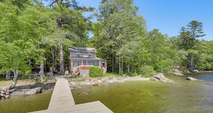 Dock, Beach, Views: Rustic Green Lake Cottage