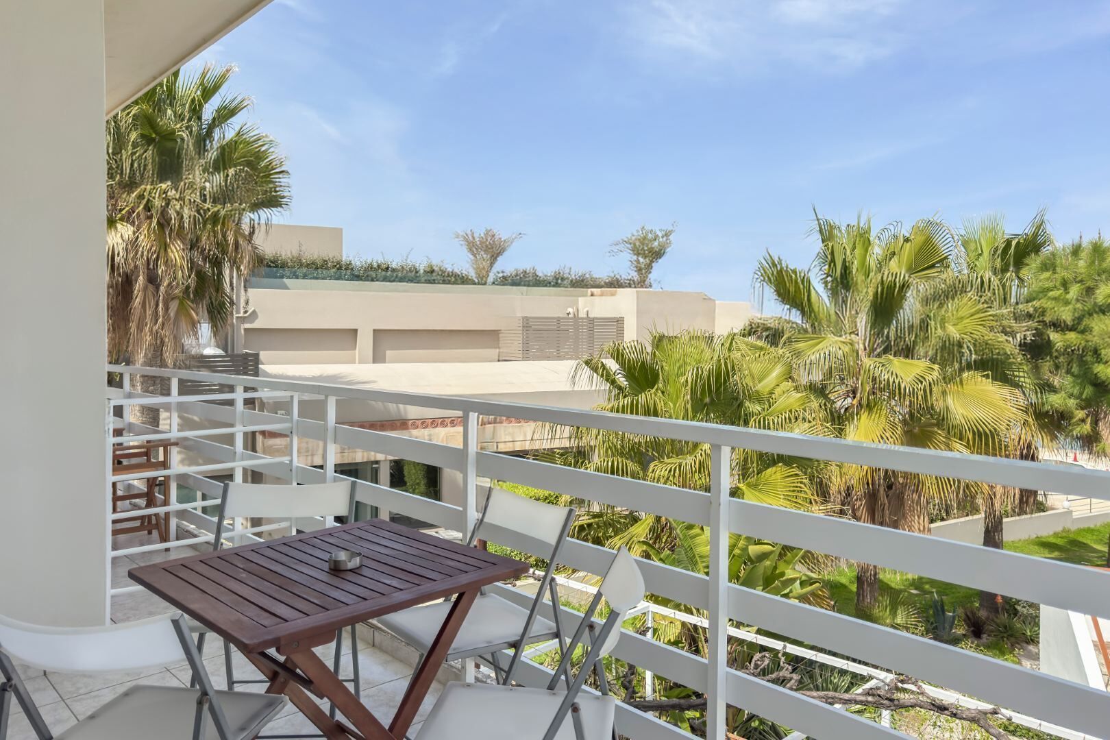 Basic Apartment, 1 Queen Bed with Sofa bed, Balcony, Beachfront | Balcony