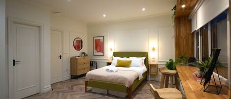 1 bedroom, iron/ironing board, Internet, bed sheets