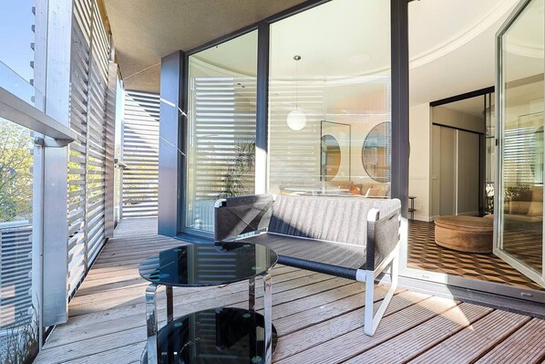 Appartement, 1 chambre, accessible aux personnes à mobilité réduite, balcon | Balcon