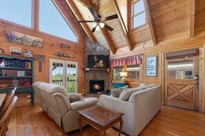 Cabin, 2 Bedrooms | Living area | Smart TV - Sweet Magnolia 2 Bedroom Home (Sevierville)